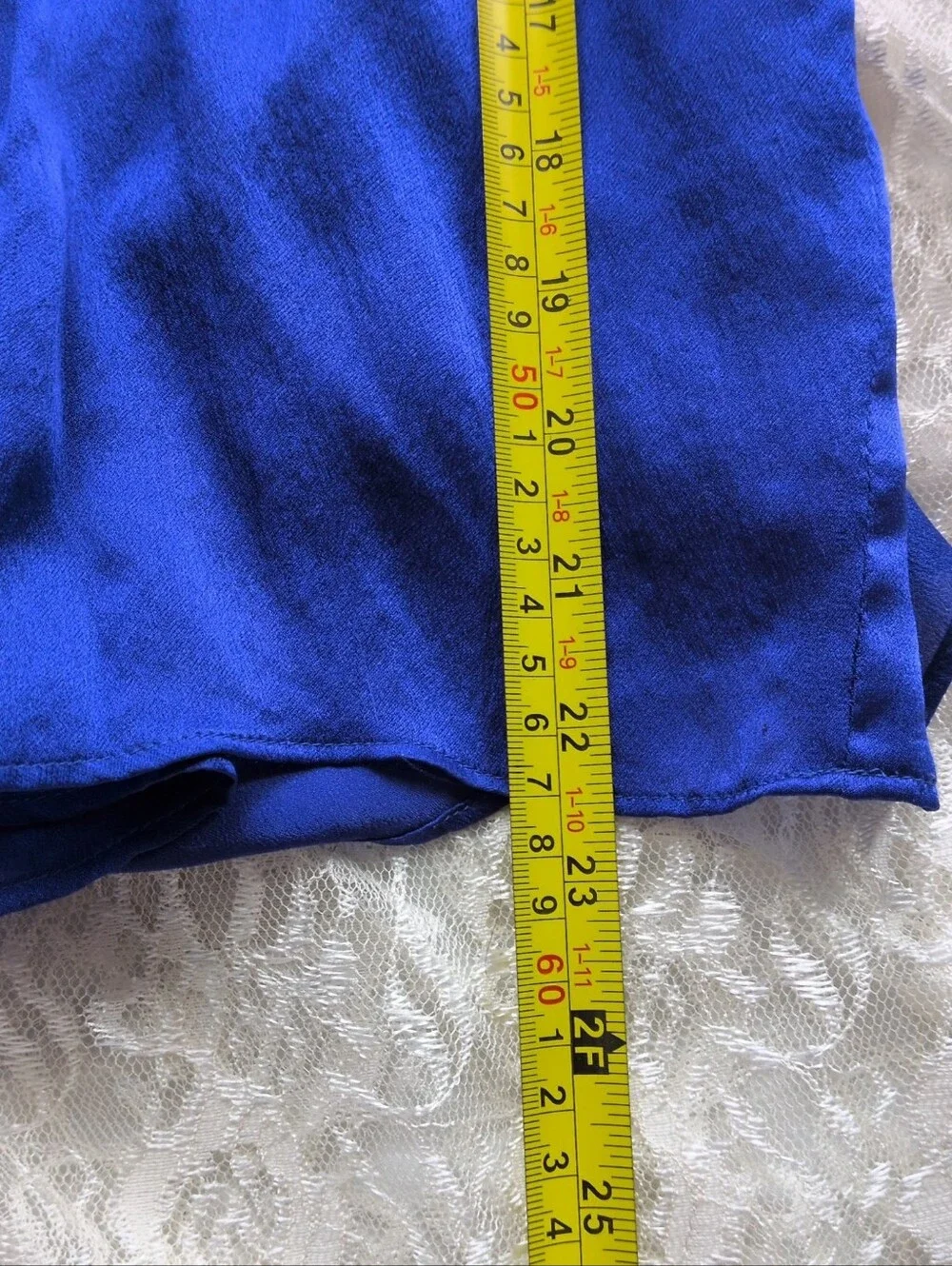 J.Crew Royal Blue 100% Silk Cami Top Size 8